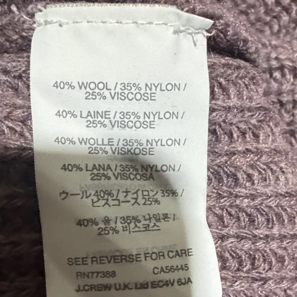 J. Crew Lavender Knit Sweater